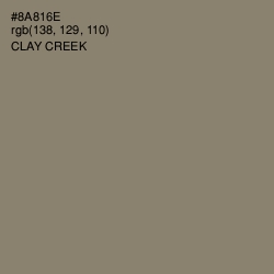 #8A816E - Clay Creek Color Image